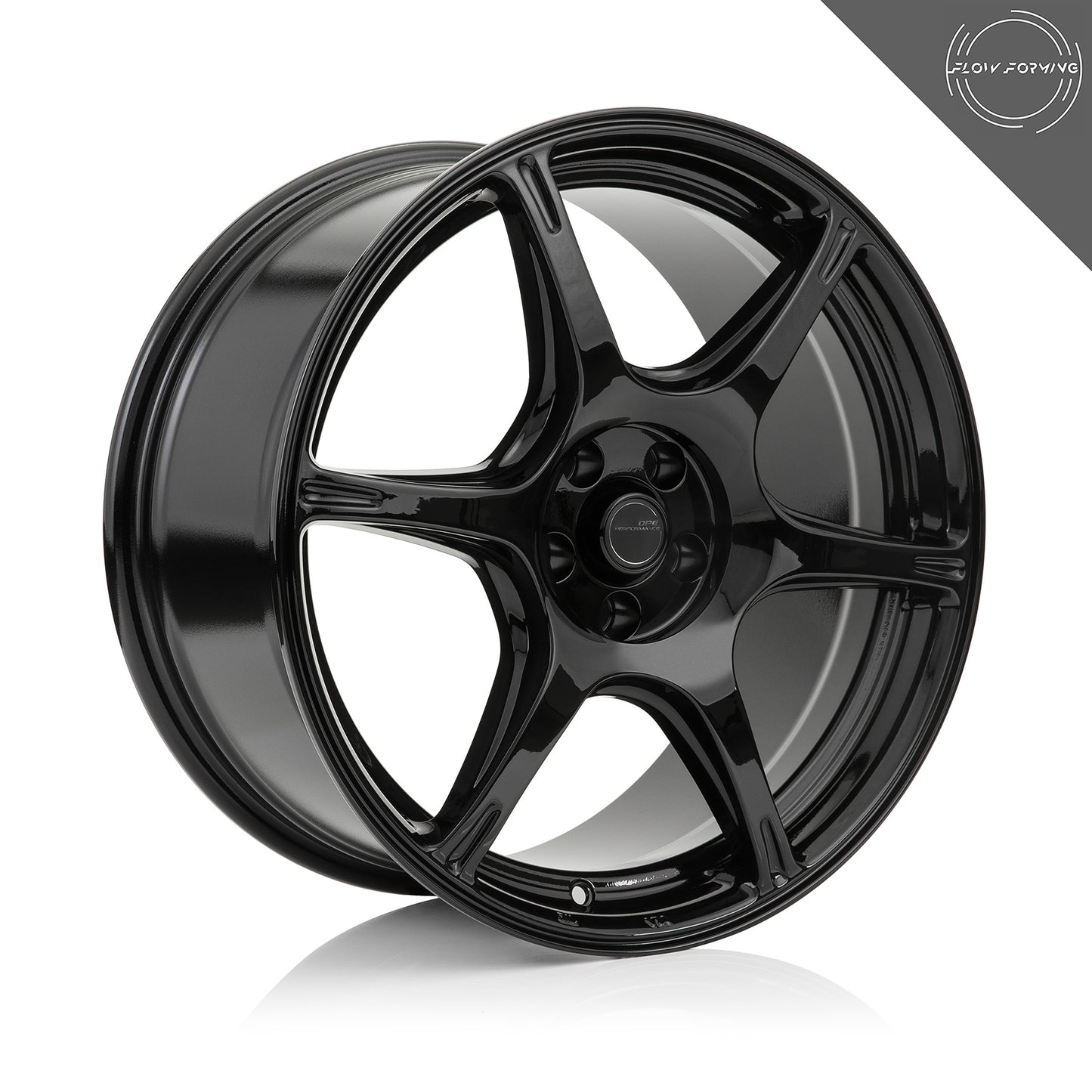 OPE Wheels SV101 Style With GLOSS BLACK Finish | Size - 18x8.5 | PCD - 5x112 | Offset - 45 | Bore - 57.1