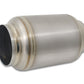 Vibrant Titanium Muffler w/Natural Tip 3in. Inlet / 3in. Outlet / 4.25in Dia