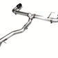 AWE Tuning 19-23 BMW 330i / 21-23 BMW 430i Base G2X Track Edition Axle-Back Exhaust - Diamond Black
