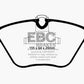 EBC 04-06 BMW X3 2.5 (E83) Redstuff Front Brake Pads