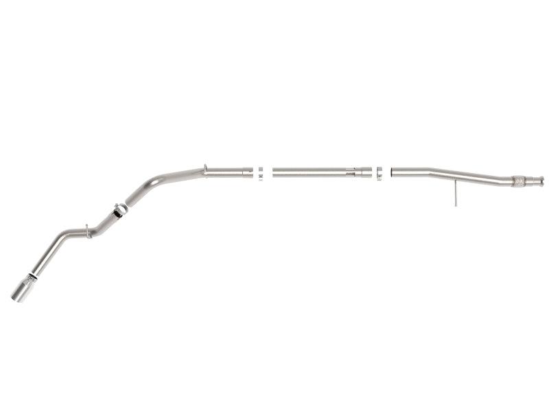 aFe Large Bore-HD 3in 409SS DPF-Back 20-21 GM Trucks L6-3.0L (td) LM2 - Polished Tip | Too Fast Autoparts | Order Online