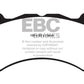 EBC 11+ Jeep Grand Cherokee 6.4 SRT-8 Greenstuff Front Brake Pads