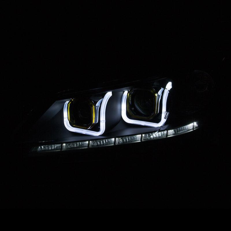 ANZO 2013-2015 Honda Accord Projector Headlights w/ U-Bar Black | Too Fast Autoparts | Order Online | Canada & USA Shipping