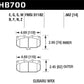 Hawk 06-07 Subaru WRX HPS Street Brake Pads