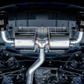 AWE Tuning Subaru BRZ/ Toyota GR86/ Toyota 86 Touring Edition Cat-Back Exhaust- Diamond Black Tips