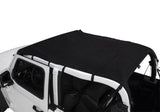Rampage 2018-2019 Jeep Wrangler(JL) Unlimited Sport 4-Door California Ext. Brief-OE Style - Black