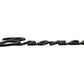 Ford Racing 2021+ Bronco Classic Script Fender Badges - Matte Black (Pair)