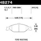 Hawk HP+ Street Brake Pads