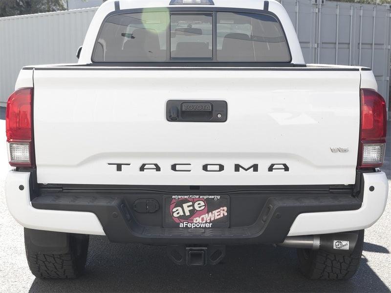 aFe MACH Force-Xp 2-1/2in 304 SS Cat-Back Exhaust w/Black Tips 2016+ Toyota Tacoma L4-2.7L / V6-3.5L | Too Fast Autoparts | Order Online