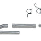 Diamond Eye KIT 4in Catback MFLR RPLCMENT PIPE Single AL: 01-05 CHEVY/GMC 6.6L 2500/3500