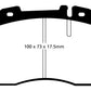 EBC 92-96 Ferrari 512TR 5.0 Yellowstuff Front Brake Pads