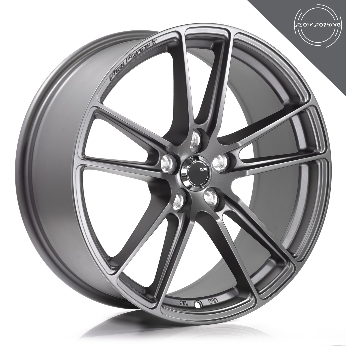 OPE Wheels ULTRA Style With MATT GUNMETAL Finish | Size - 18x8.0 | PCD - 5x110 | Offset - 35 | Bore - 65.1