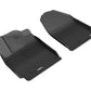 3D MAXpider 2019-2020 Hyundai Veloster Kagu 1st Row Floormat - Black
