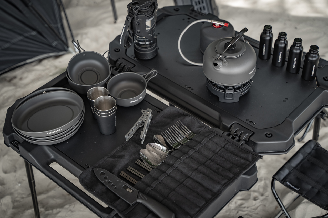 FuryGravity CAMPING WHOLE COOKING SETS W/CASE - Camping Equipment & Accessories - DW-JW-FG-6630-00