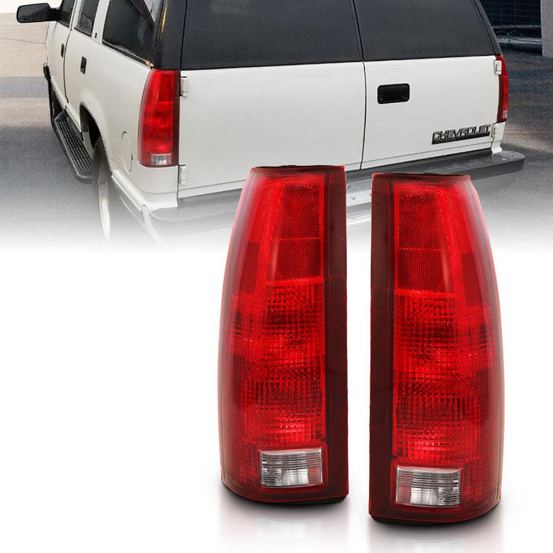 ANZO 1988-1999 Chevy C1500 Taillight Red/Clear Lens w/ Circuit Board(OE Replacement) | Too Fast Autoparts | Order Online