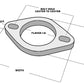 Vibrant 2-Bolt T304 SS Exhaust Flange (2in I.D.)