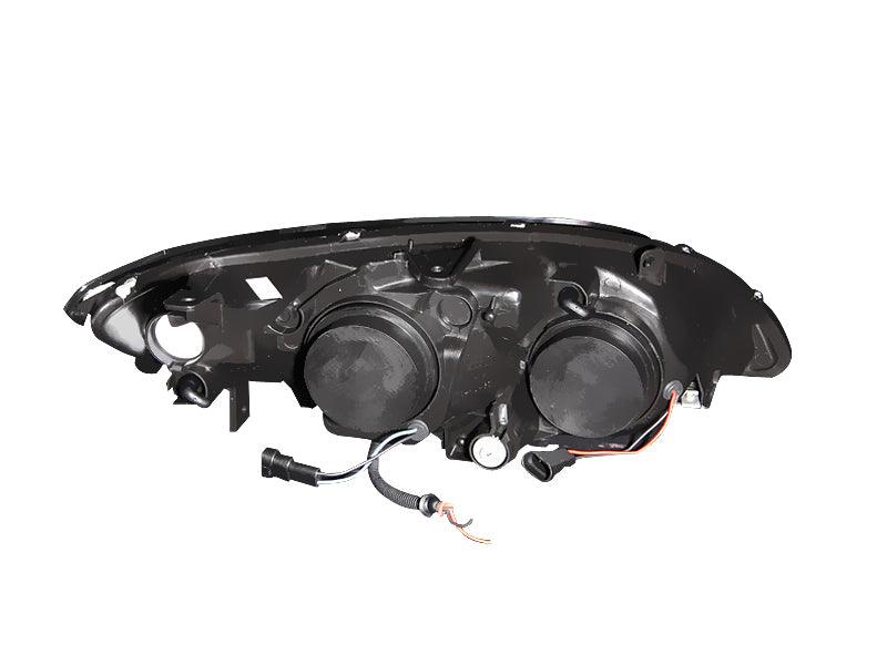 ANZO 2004-2005 Honda Civic Projector Headlights w/ Halo Black | Too Fast Autoparts | Order Online | Canada & USA Shipping