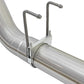 aFe ATLAS 5in DPF-Back Alum Steel Exhaust System w/Polished Tip 2017 Ford Diesel Trucks V8-6.7L (td)