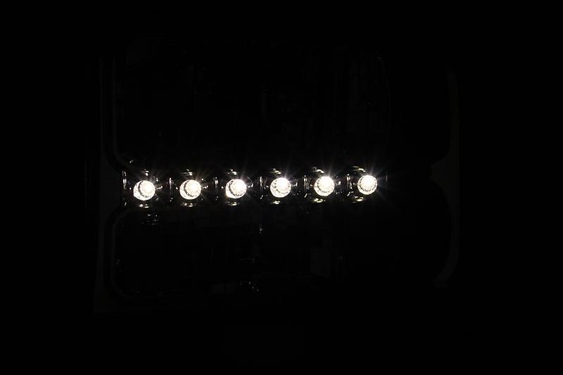 ANZO 2000-2004 Ford Excursion Crystal Headlights Chrome w/ LED 1pc | Too Fast Autoparts | Order Online | Canada & USA Shipping