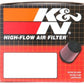 K&N Universal Chrome Filter-Round Tapered-1.688in Flange ID x 2in Top OD x 3in Base OD x 2.75in H