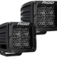 Rigid Industries D Series PRO Midnight Edition - Spot - Diffused - Pair