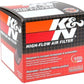 K&N Universal Chrome Filter-Round Tapered-1.688in Flange ID x 2in Top OD x 3in Base OD x 2.75in H