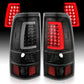ANZO 1999-2002 Chevy Silverado 1500 LED Taillights Plank Style Black w/Clear Lens | Too Fast Autoparts | Order Online | Canada & USA Shipping