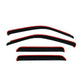 AVS 05-18 Nissan Navara King Cab Ventvisor In-Channel Front & Rear Window Deflectors 4pc - Smoke