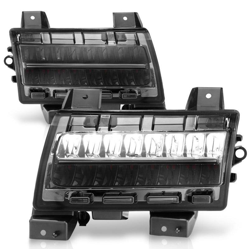 ANZO 2018-2021 Jeep Wrangler LED Side Markers Chrome Housing Smoke Lens w/ Seq. Signal Sport Bulb | Too Fast Autoparts | Order Online | Canada & USA Shipping