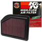 K&N Replacement Filter 10.219in O/S Length x 7.875in O/S Width x 1.125in H for 12 Honda CR-V 2.4L