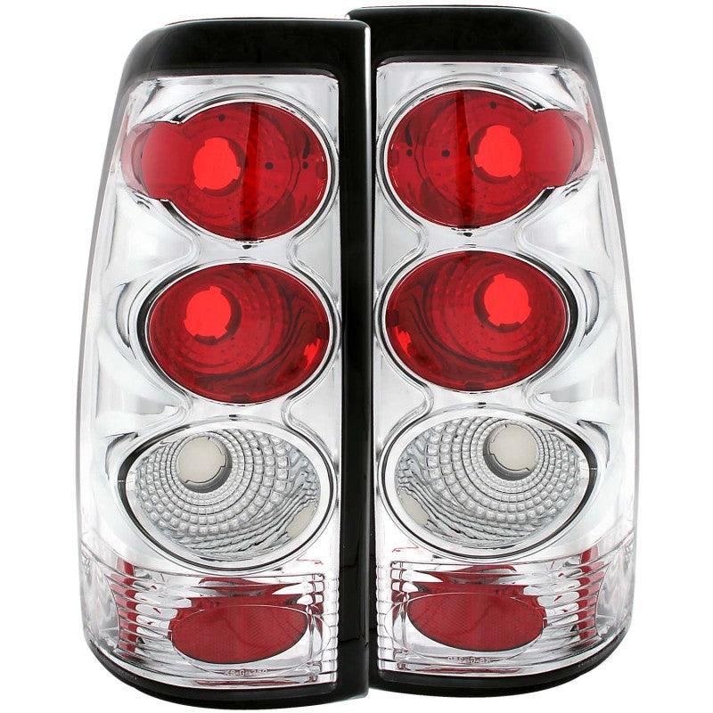 ANZO 1999-2002 Chevrolet Silverado 1500 Taillights Chrome | Too Fast Autoparts | Order Online | Canada & USA Shipping
