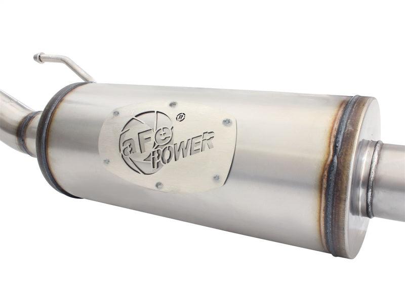 aFe MACHForce XP 2-1/2in SS-409 Cat-Back Exhausts w/ 18in Muffler 07-17 Jeep Wrangler V6-3.6L | Too Fast Autoparts | Order Online