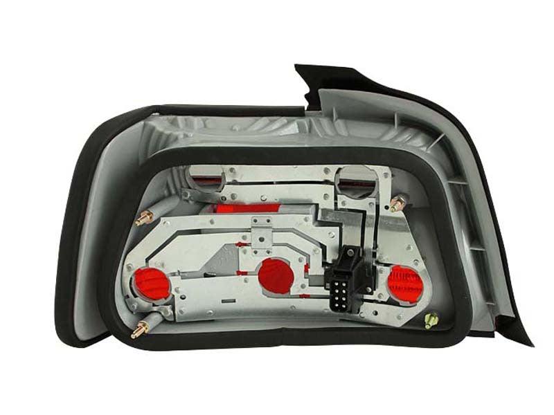 ANZO 1992-1998 BMW 3 Series E36 Sedan Taillights Red/Smoke | Too Fast Autoparts | Order Online | Canada & USA Shipping