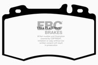 EBC 02-04 Mercedes-Benz C32 AMG (W203) 3.2 Supercharged Redstuff Front Brake Pads