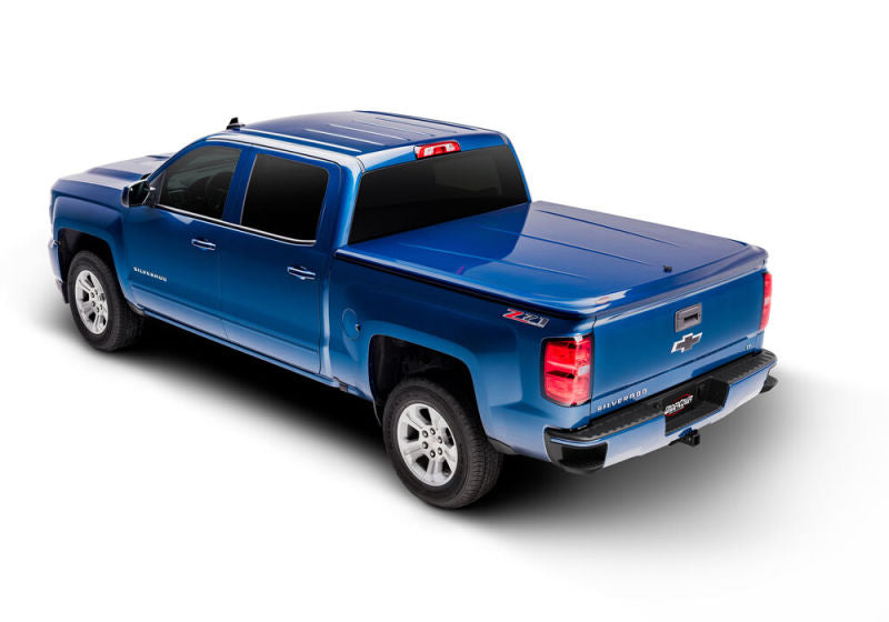 UnderCover 17-19 Ford F-250/F-350 6.8ft Lux Bed Cover - Blue Jeans