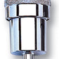 Russell Performance Chrome Street Fuel Filter (3in Length 1-1/8in diameter 5/16in inlet/outlet)