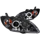 ANZO 2004-2008 Mazda 3 Projector Headlights w/ Halo Black (CCFL) | Too Fast Autoparts | Order Online | Canada & USA Shipping
