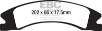 Plaquettes de frein avant EBC 15+ Cadillac Escalade Ext/Esv 6.2 2WD Extra Duty