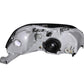 ANZO 1999-2000 Honda Civic Crystal Headlights Gun-Metal Gray | Too Fast Autoparts | Order Online | Canada & USA Shipping