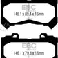 EBC 15+ Chevrolet Colorado 2.5 Yellowstuff Front Brake Pads
