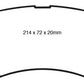 EBC 09-11 Dodge Ram 2500 Pick-up 5.7 2WD/4WD Greenstuff Front Brake Pads