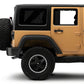 Raxiom 07-18 Jeep Wrangler JK Axial Series Halo LED Tail Lights- Black Housing (Clear Lens)