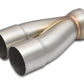 Vibrant 2-1 SS Merge Collectors (2-1/2in Inlet Slipover ID 3in Outlet OD) - Sold Individually