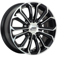 ART Replica 95 Gloss Black - Machined FaceR9516002 | Size: 16x6.5 | Bolt Pattern: 5x100 | Offset: 40 | Center Bore: 54.1