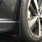 Rally Armor 17-23 Subaru Impreza 4D/5D Black UR Mud Flap w/White Logo