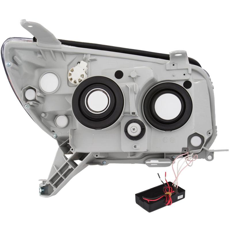 ANZO 2006-2009 Toyota 4Runner Projector Headlights w/ Halo Black | Too Fast Autoparts | Order Online | Canada & USA Shipping