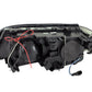 ANZO 2000-2003 BMW 3 Series E46 Projector Headlights w/ Halo Black | Too Fast Autoparts | Order Online | Canada & USA Shipping