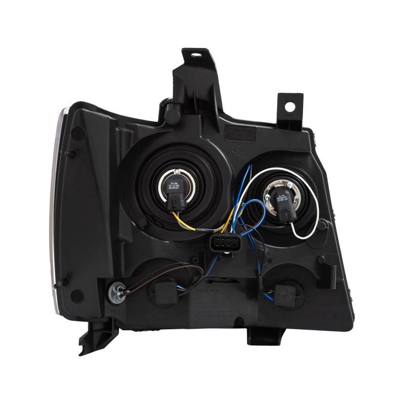 ANZO 2007-2014 Chevrolet Tahoe/Suburban Crystal Headlights Black | Too Fast Autoparts | Order Online | Canada & USA Shipping