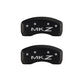 MGP 4 Caliper Covers Engraved Front Lincoln Engraved Rear MKZ Red finish silver ch