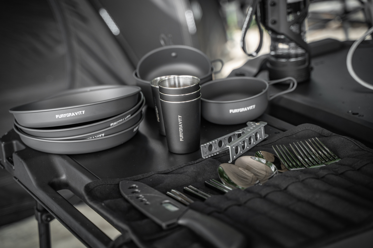 FuryGravity CAMPING WHOLE COOKING SETS W/CASE - Camping Equipment & Accessories - DW-JW-FG-6630-00